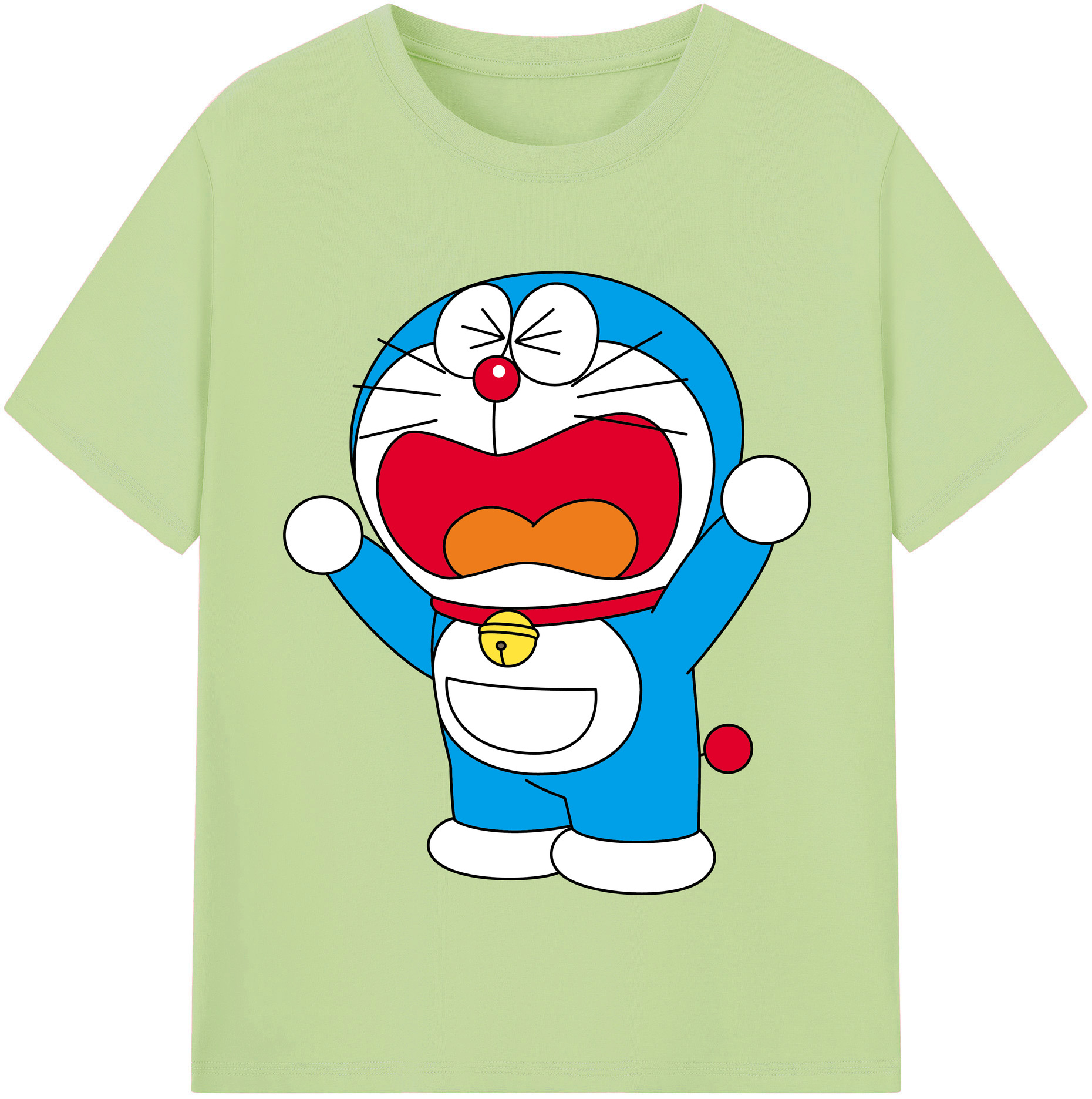（画像用） ドラえもん Doraemon 綿100％半袖Tシャツ（フロントプリント）